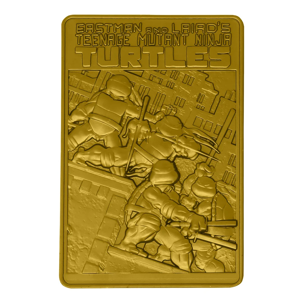 Fanattik Teenage Mutant Ninja Turtles 24k gold plated ingot Bild 1