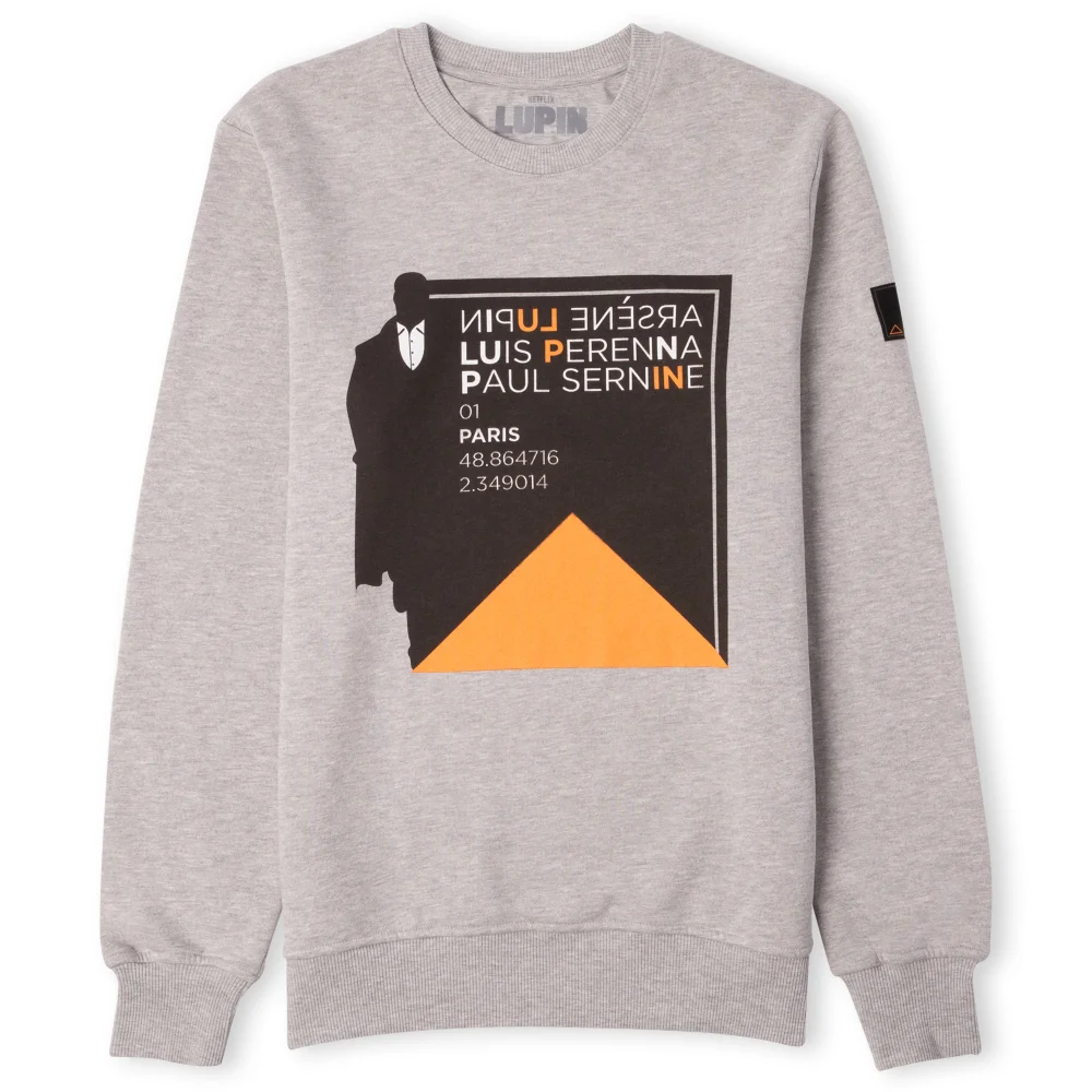 Lupin Silhouette Unisex Sweatshirt - Grey - S Bild 1