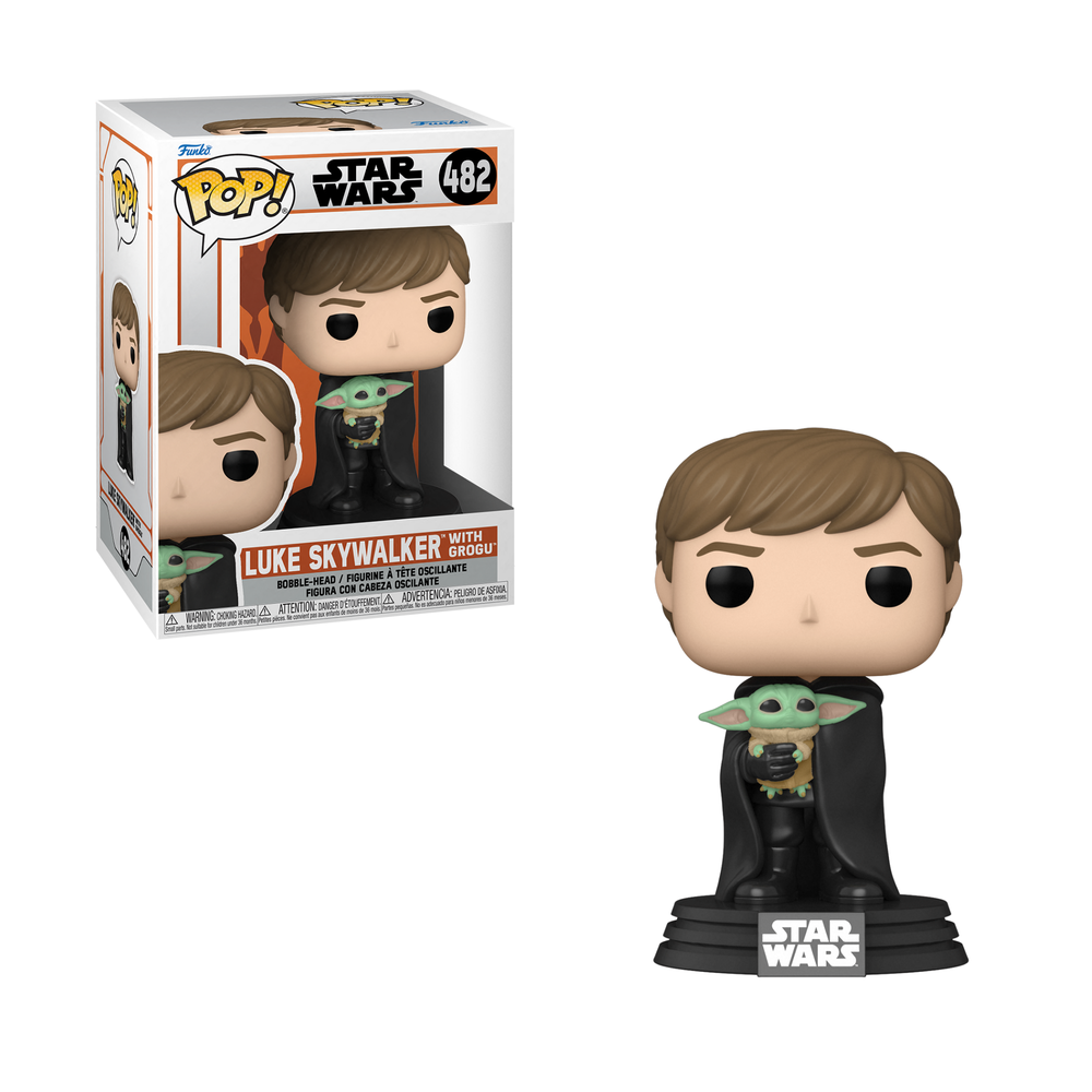 Star Wars The Mandalorian Luke Skywalker with The Child Funko Pop! Vinyl Bild 1