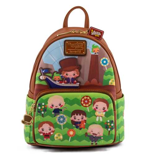 Loungefly WB Charlie And The Chocolate Factory 50th Anniversary Mini Backpack Bild 1