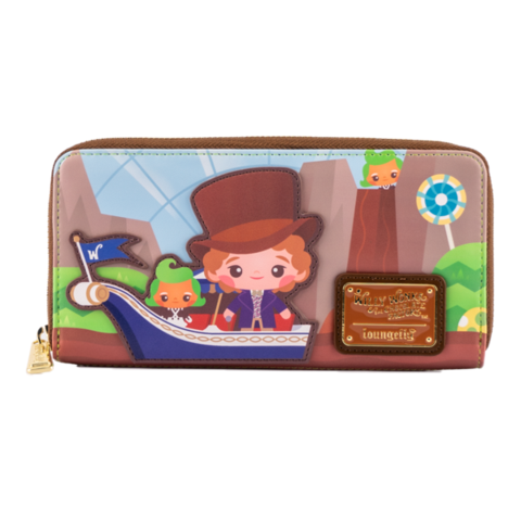 Loungefly WB Charlie And The Chocolate Factory 50th Anniversary Zip Around Wallet Bild 1