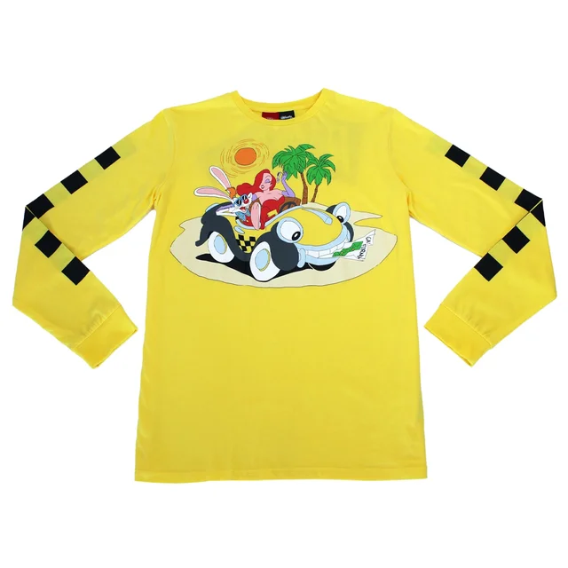 Cakeworthy Roger Rabbit Benny The Cab LS T-Shirt