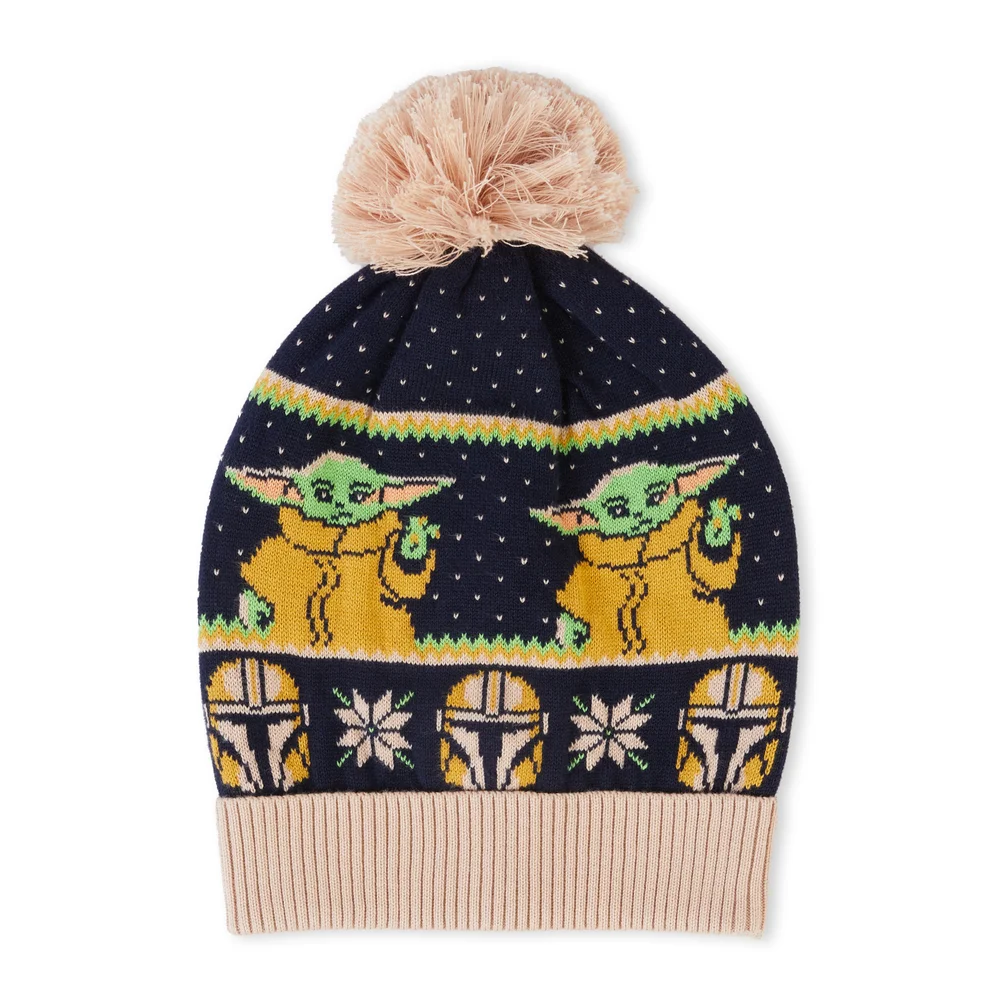Mandalorian Christmas Beanie Navy Bild 1