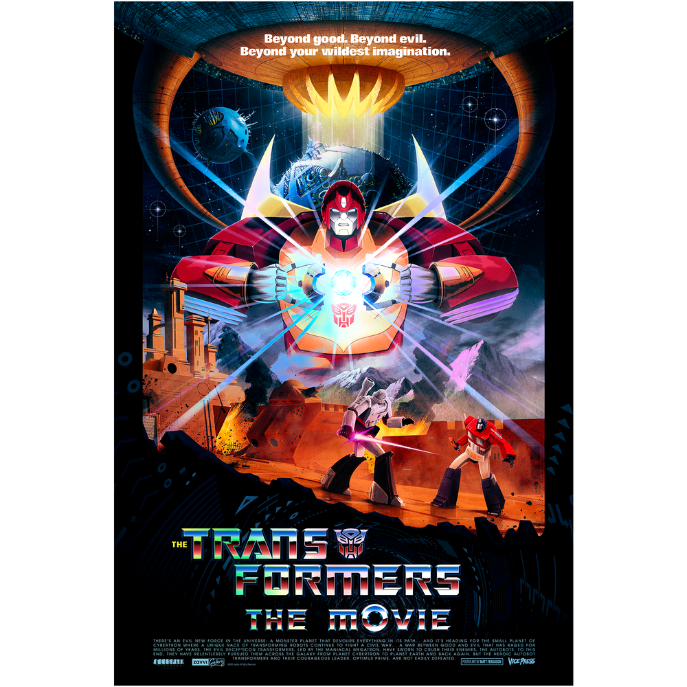 Transformers 24x36" Lithograph Print Holofoil Variant by Matt Ferguson Bild 1