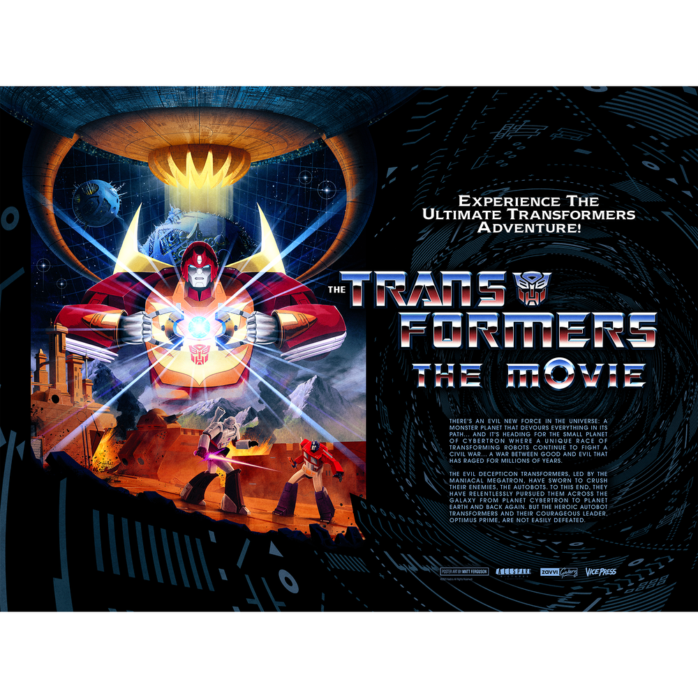 Transformers 30x40" Lithograph Print Quad Variant by Matt Ferguson Bild 1