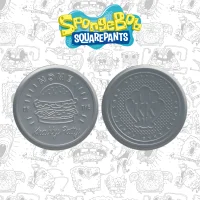Fanattik SpongeBob SquarePants Krabby Patty Metal Drinks Coasters Set