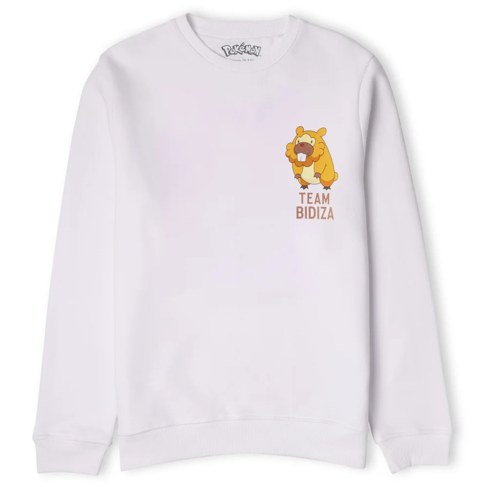Pokémon Team Bidiza Unisex Sweatshirt - Weiß - M - Weiß Bild 1