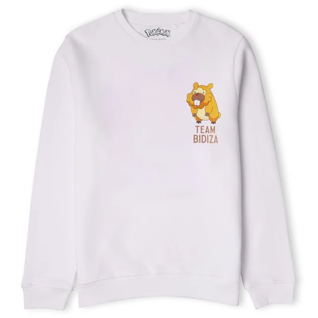 Pokémon Team Bidiza Unisex Sweatshirt - Weiß