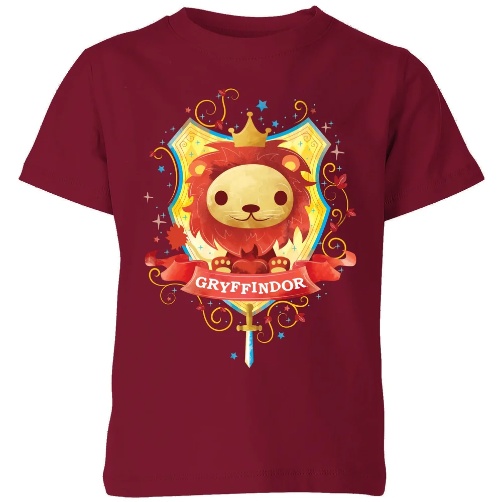 Harry Potter Gryffindor Kids' T-Shirt - Burgundy - 3-4 Jahre Bild 1