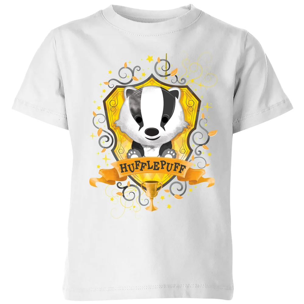 Harry Potter Hufflepuff Kids' T-Shirt - White - 3-4 Jahre Bild 1
