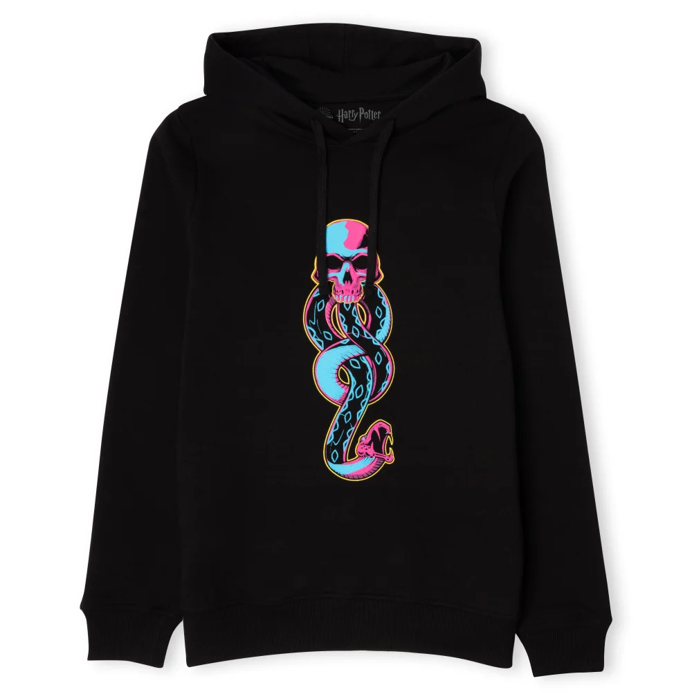 Harry Potter Limited Edition Dark Mark Puff Print Unisex Hoodie - Black - L Bild 1