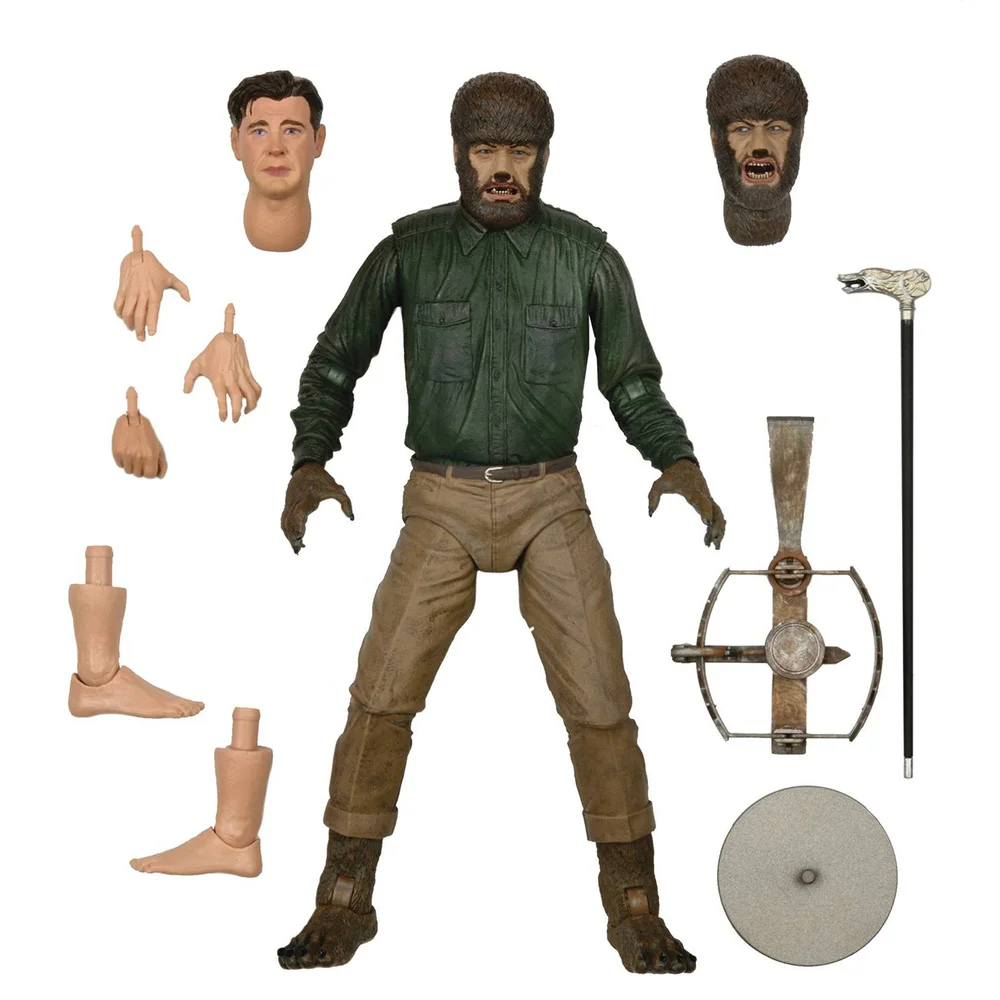 NECA Universal Monsters Wolf Man Lon Chaney Jr Ultimate 7 Inch Action Figure Bild 1