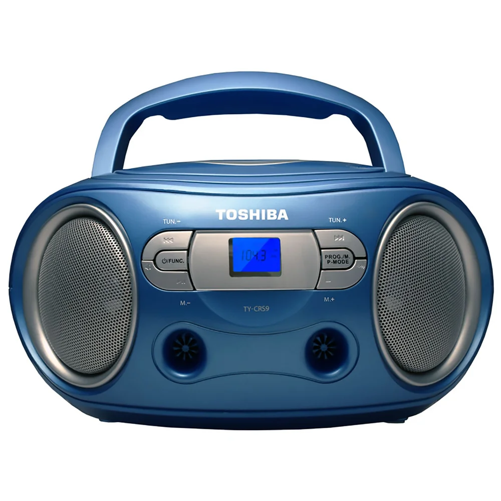 Toshiba Portable CD Boombox - Blue Bild 1