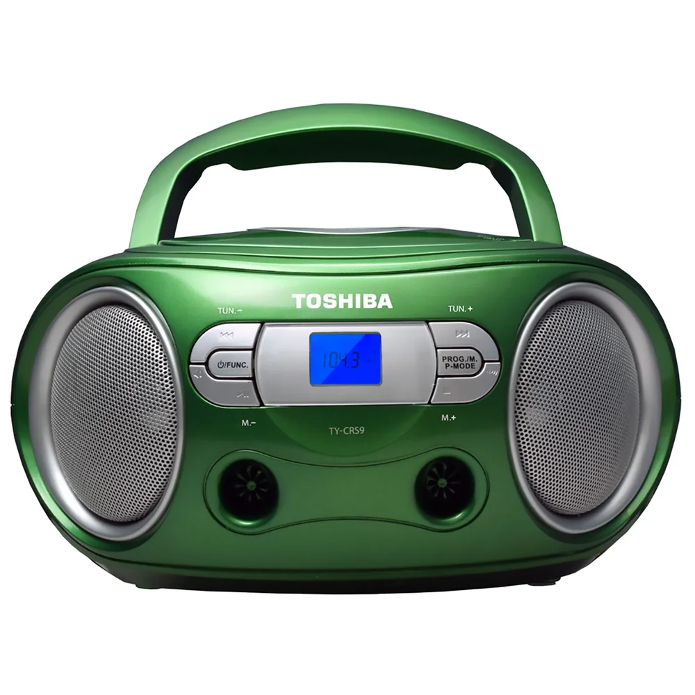 Toshiba Portable CD Boombox - Green Bild 1