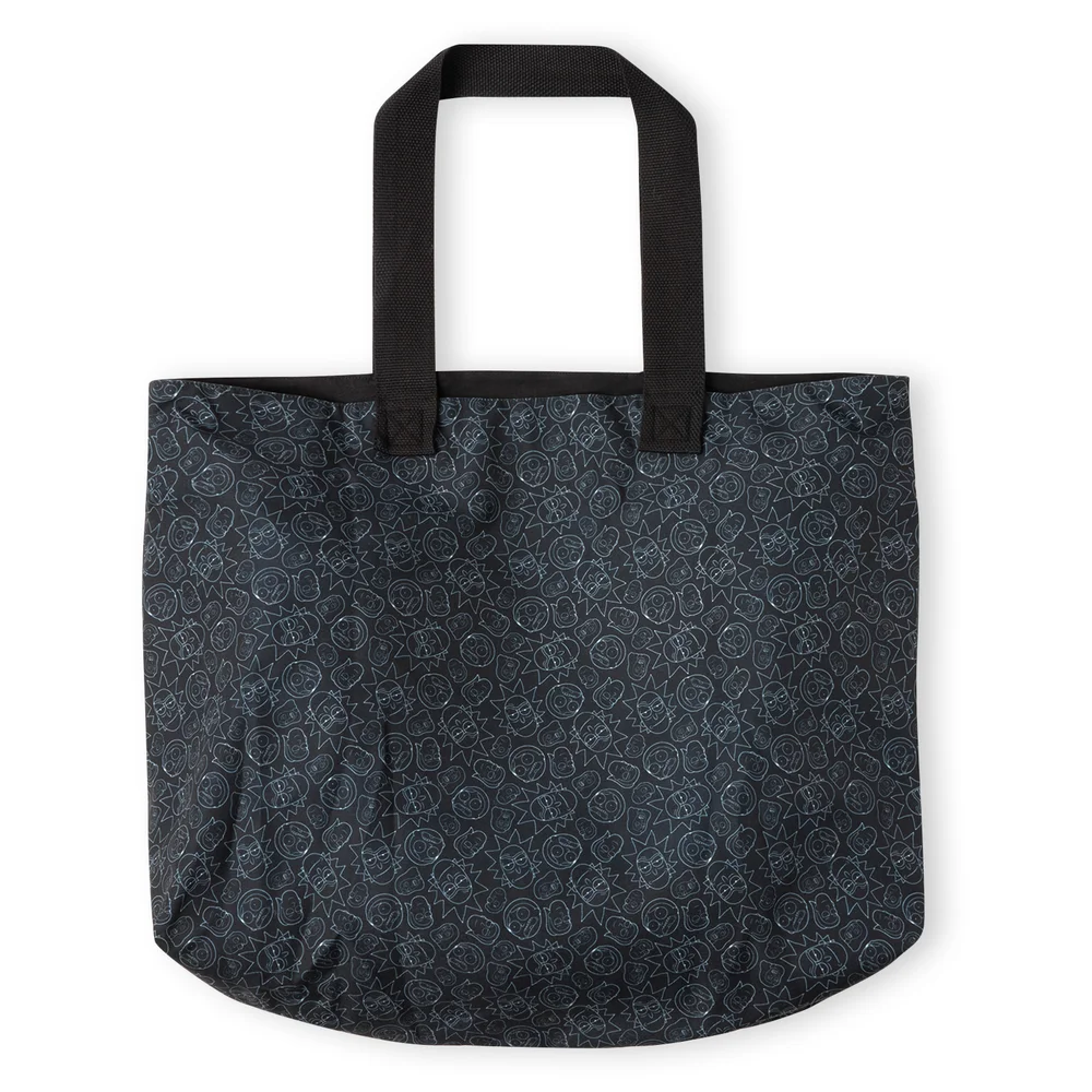 Rick and Morty Family Heads Tote Bag Bild 1