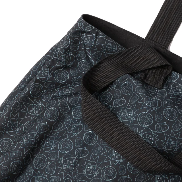 Rick and Morty Family Heads Tote Bag