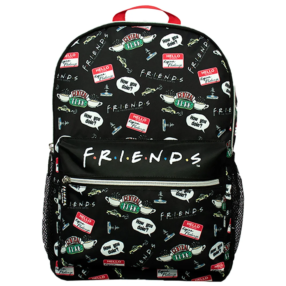 Friends Black AOP Backpack Bild 1