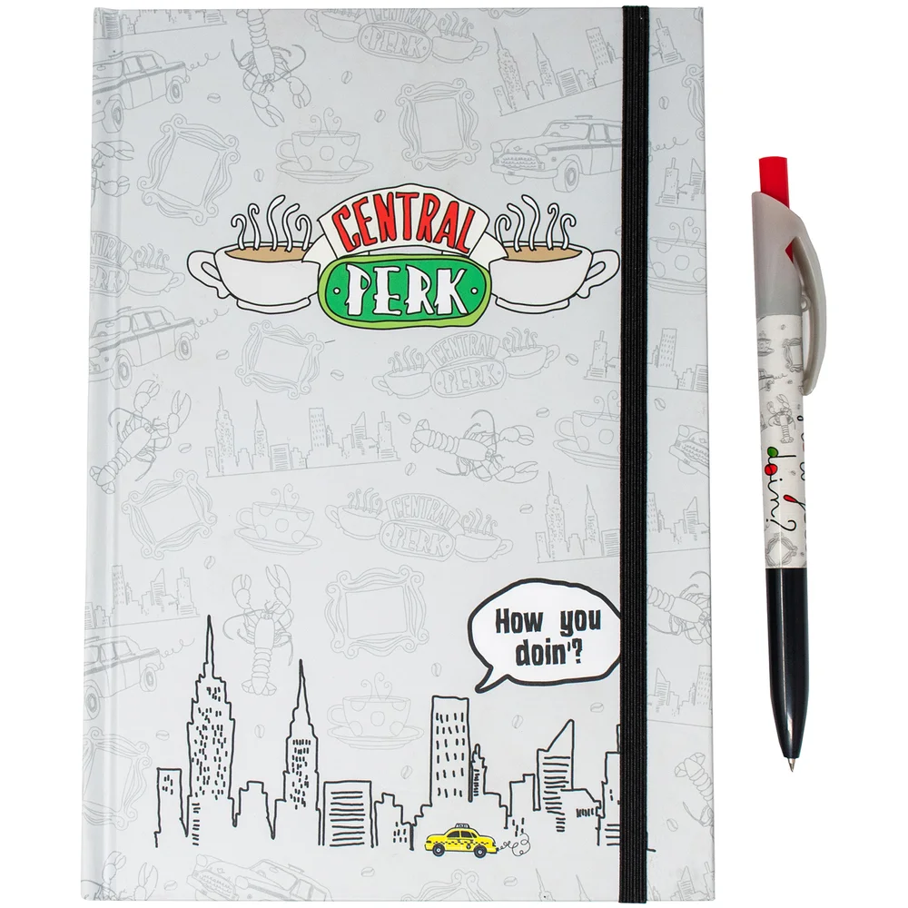 Friends Central Perk Notebook & Pen Bild 1