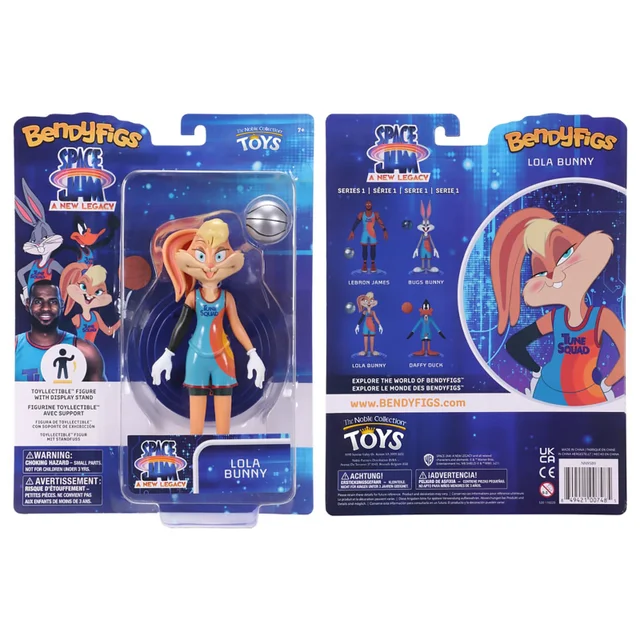 Noble Collection Space Jam: A New Legacy Lola Bunny BendyFig 7.5 Inch Action Figure
