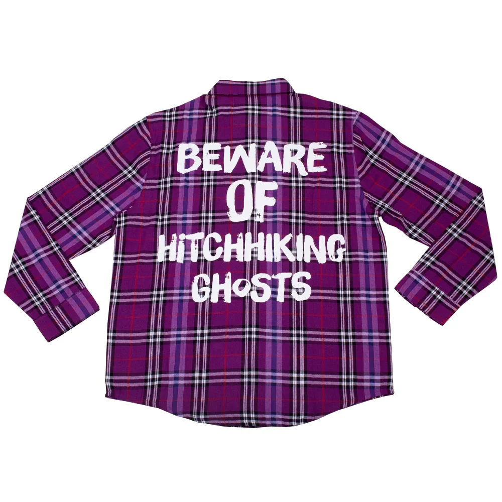 Cakeworthy Haunted Mansion Hitchhiking Ghosts Flannel - S Bild 1