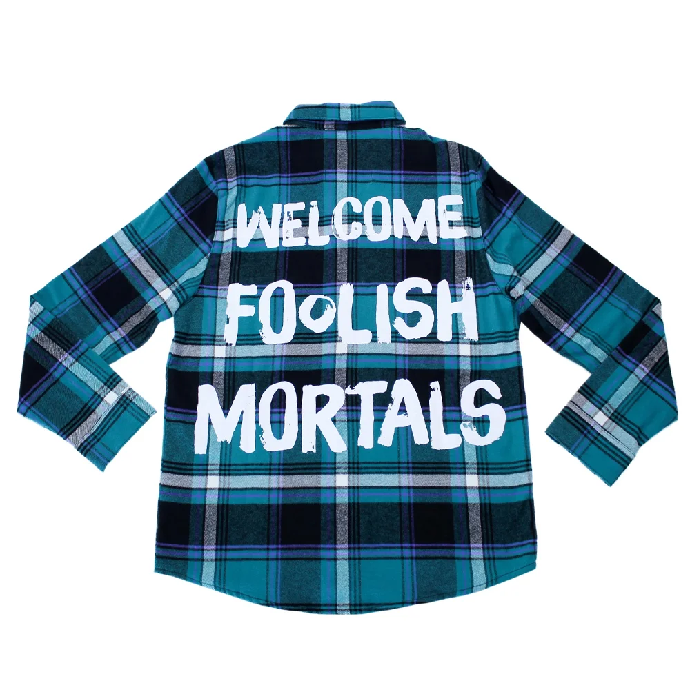 Cakeworthy Haunted Mansion Foolish Mortals Flannel - S Bild 1