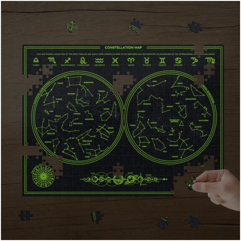 Glow in the Dark Constellation Puzzle Bild 1