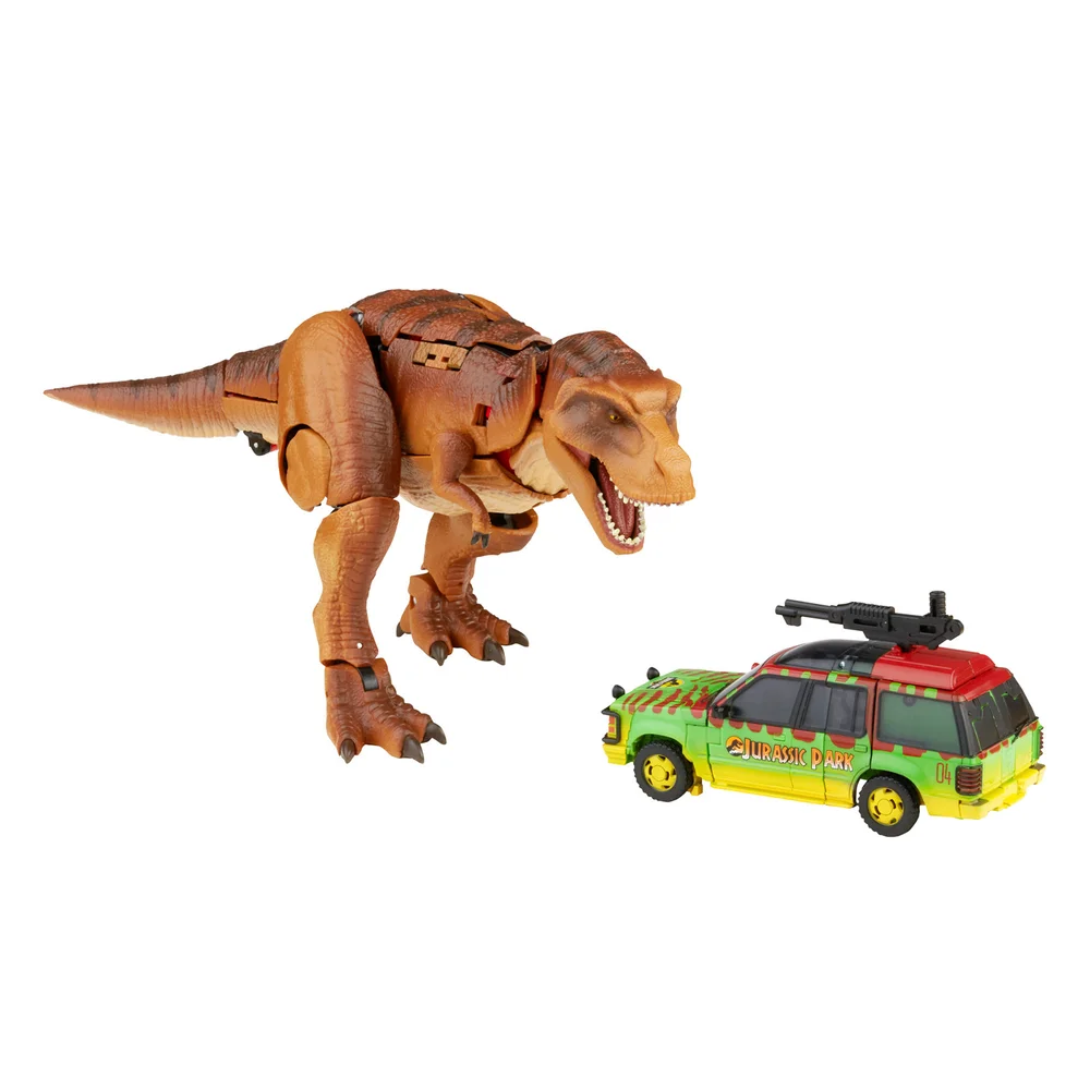Hasbro Transformers Collaborative: Jurassic Park Mash-Up, Tyrannocon Rex & Autobot JP93 Action Figure Bild 1