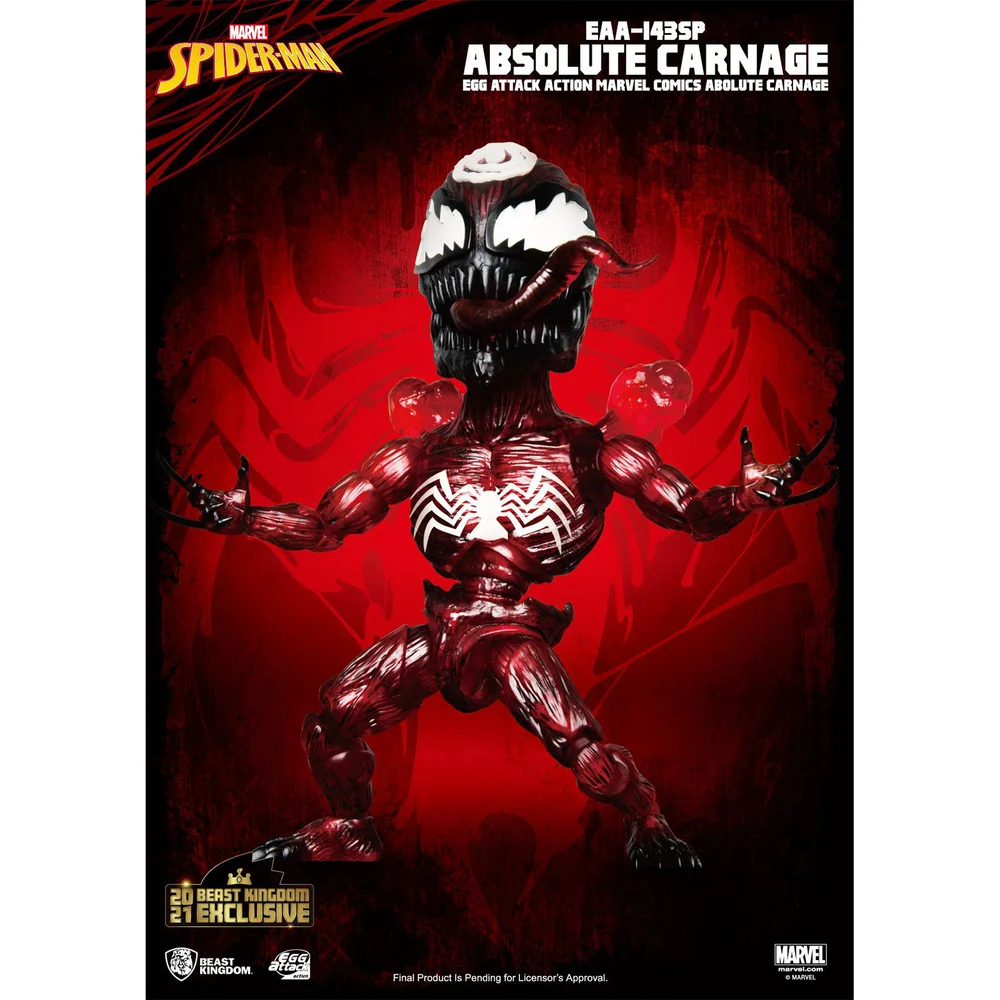Beast Kingdom Marvel Comics Egg Attack Action Figure Absolute Carnage BK Exclusive 16 cm Bild 1