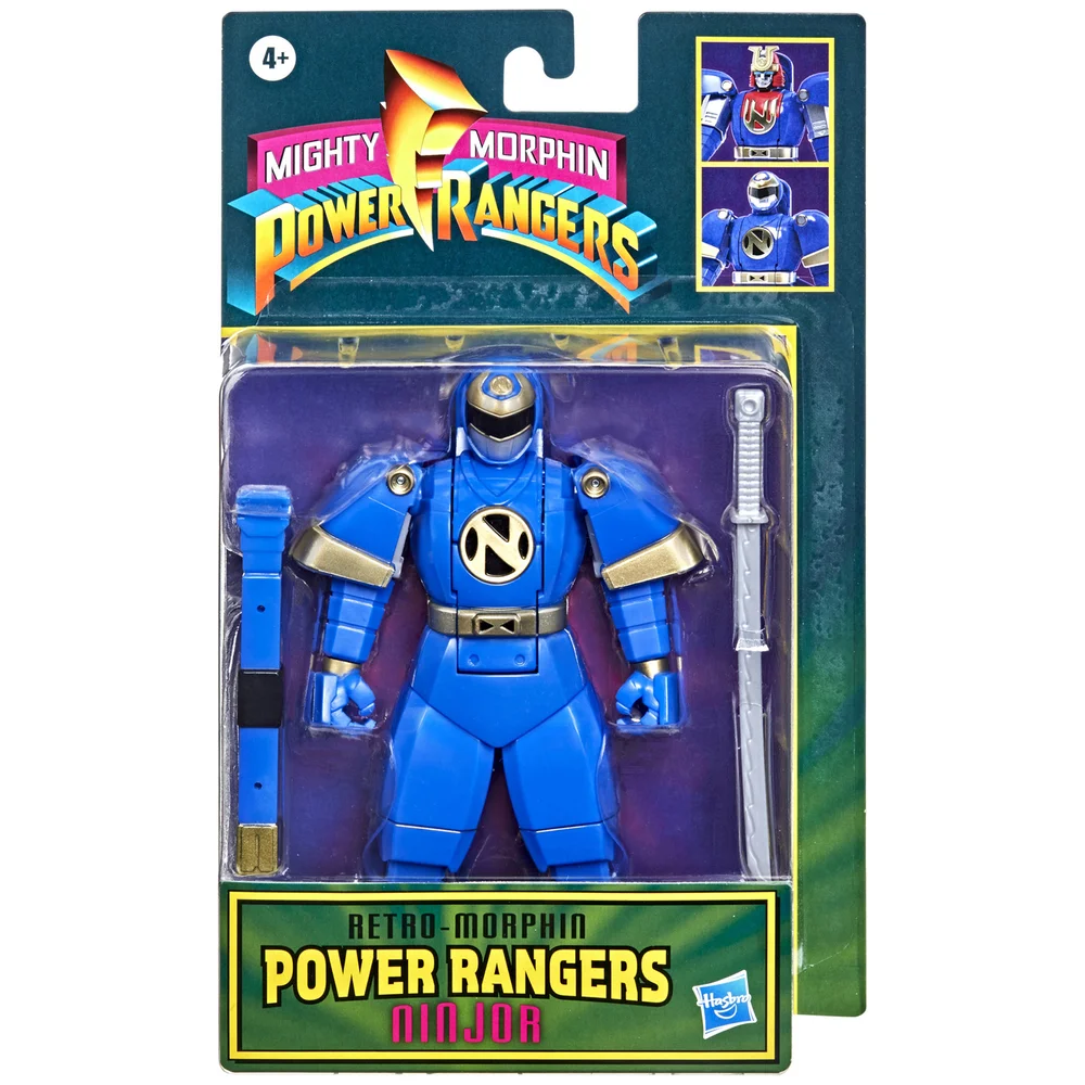 Hasbro Power Rangers Retro Mighty Morphin Ninjor Fliphead Action Figure Bild 1