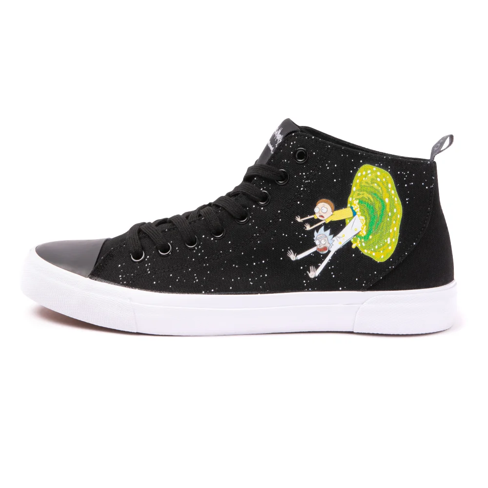 Akedo x Rick and Morty Space High Top - Black - UK10 / EU44.5 Bild 1