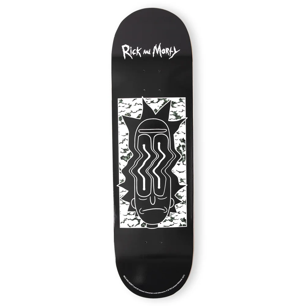 Rick And Morty DUST! Exclusive SkateBoard Deck - Wave Glitch Bild 1
