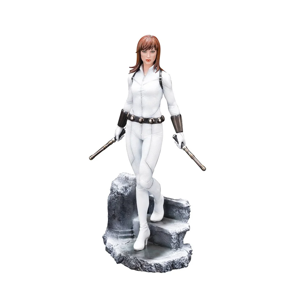 Kotobukiya Women Of Marvel ARTFX PREMIER Statue - Black Widow (White Costume) Bild 1