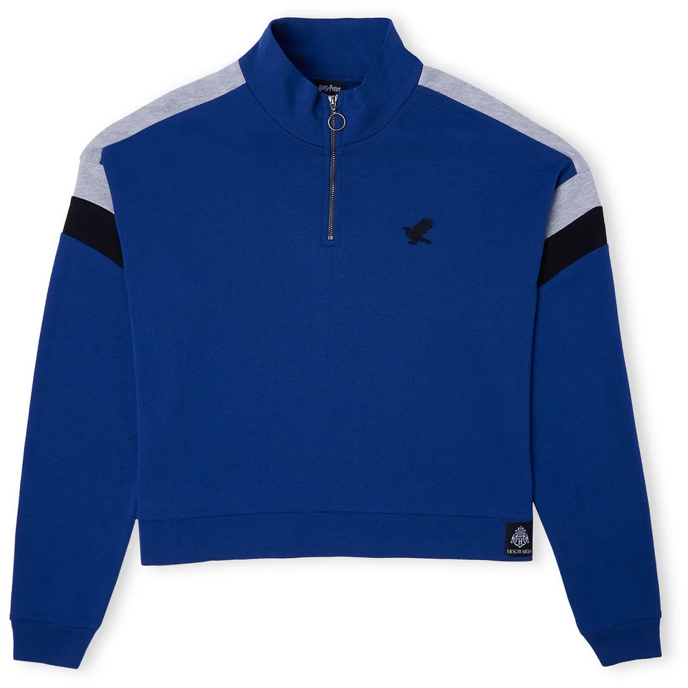 Ravenclaw House Women's Funnel Neck Cropped Sweater - Navy - XS Bild 1