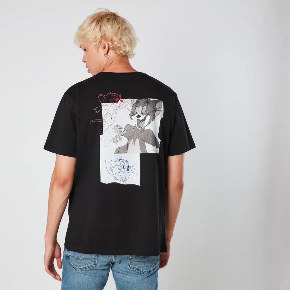 Tom & Jerry Collage Men's T-Shirt - Black - S - Schwarz Bild 1