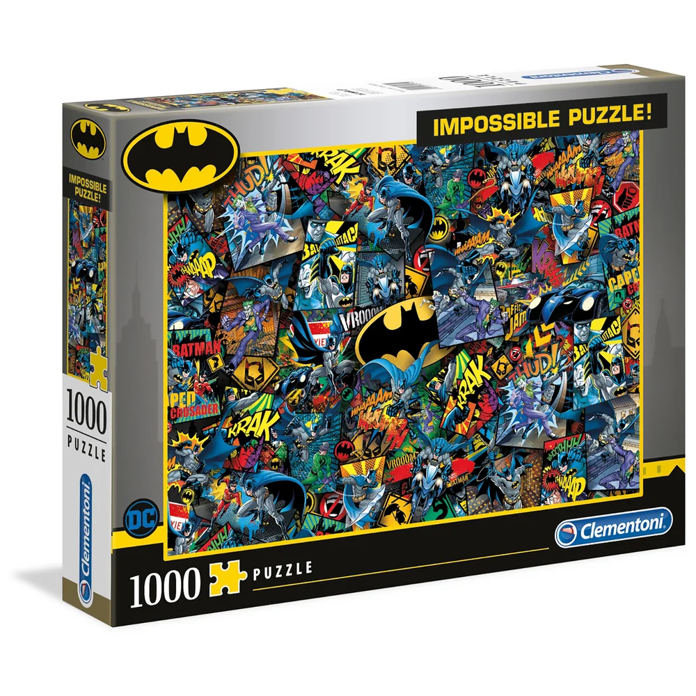 Clementoni 1000pcs Impossibe Jigsaw Puzzle - Batman Bild 1