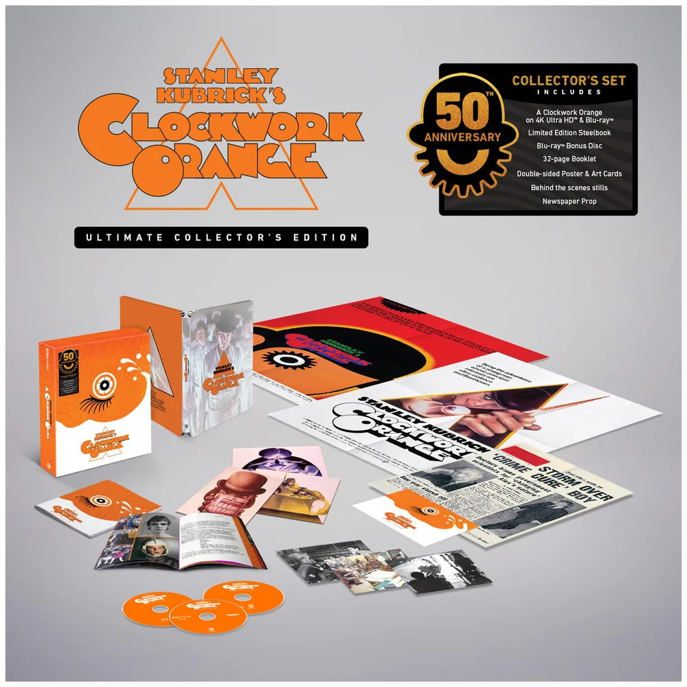 A Clockwork Orange - Zavvi Exclusive 4K Ultimate Collector?s Edition Steelbook (Includes 2D Blu-ray) Bild 1
