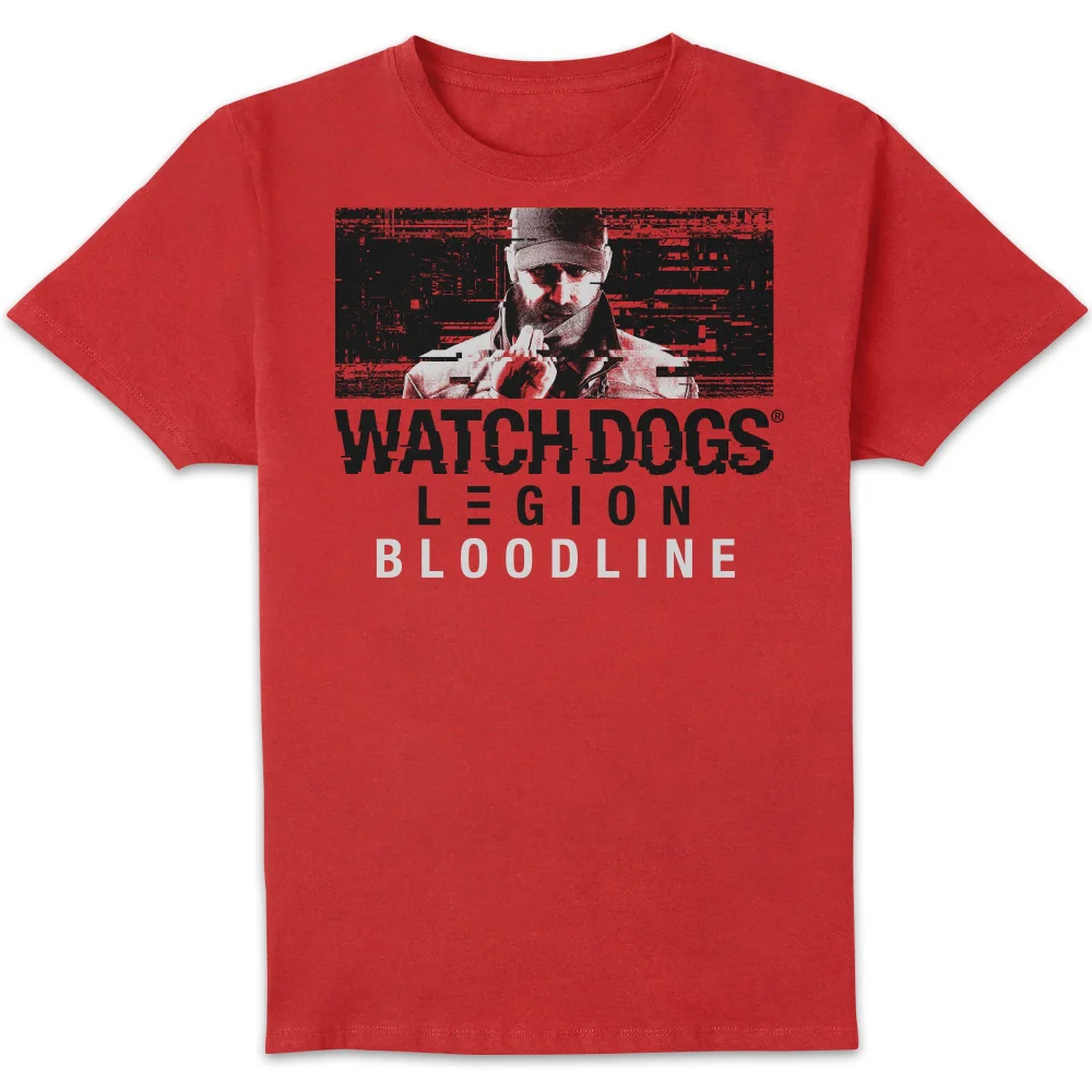 Watch Dogs Legion Aiden Glitch Men's T-Shirt - Red - S Bild 1