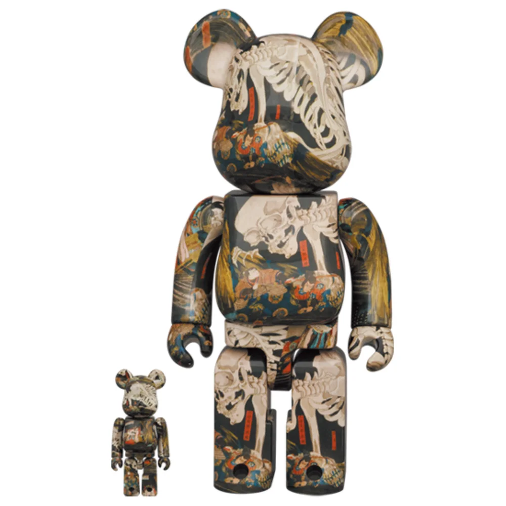 Medicom Kuniyoshi Utagawa Soma's Kouchi Ura 100% X 400% Be@rbrick 2-Pack Bild 1