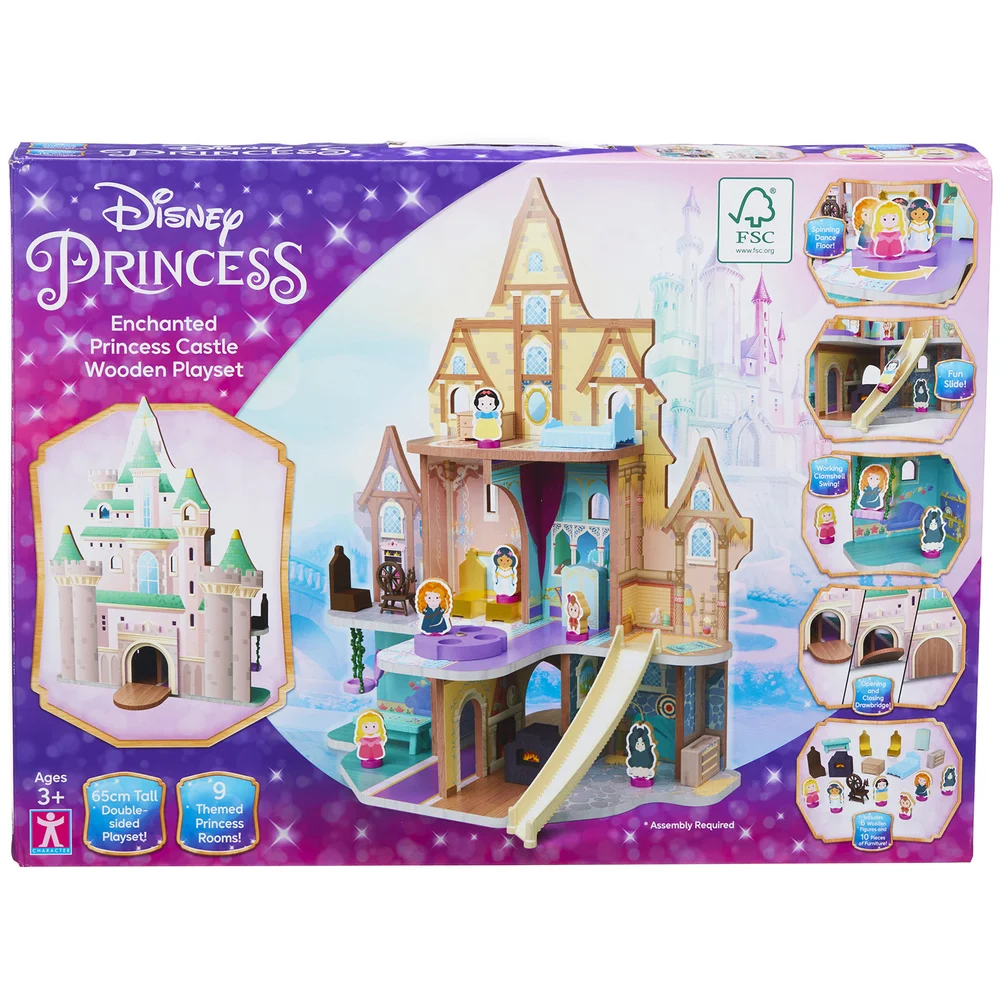 Disney Princess - Enchanted Princess Castle Wooden Playset Bild 1