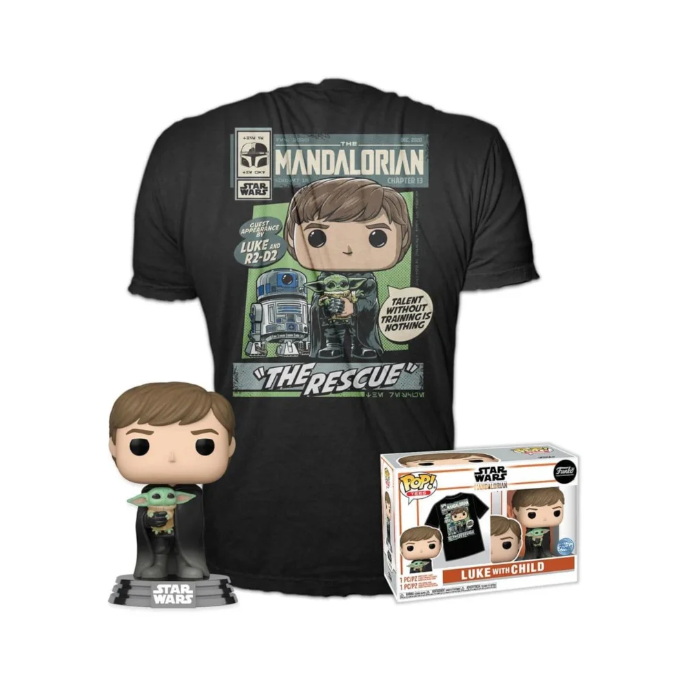 Star Wars The Mandalorian Pop! and Tee EXC Bundle XL Bild 1