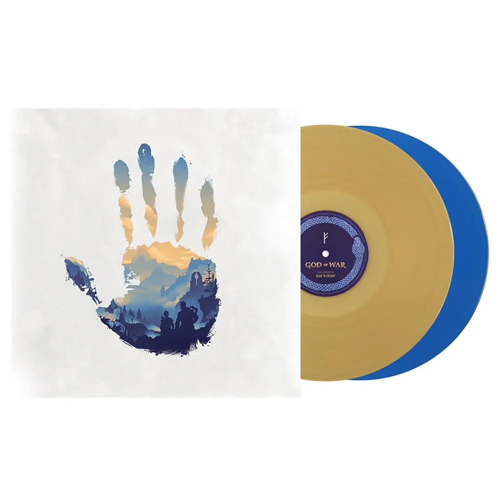 Mondo God Of War Original Video Game Soundtrack Blue and Gold Vinyl 2LP Bild 1
