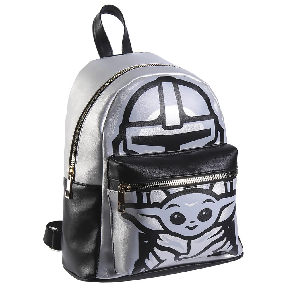The Mandalorian Grey Faux-Leather Backpack Bild 1