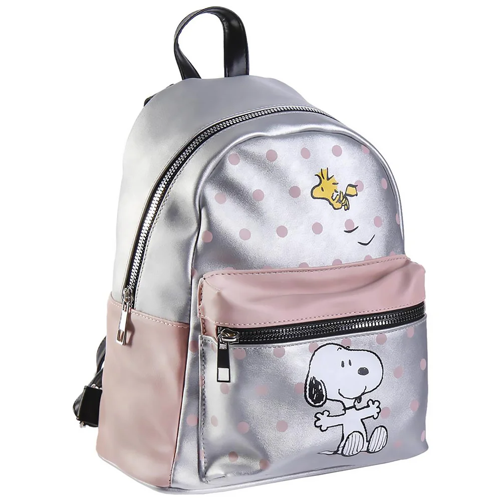 Snoopy and Woodstock Faux-Leather Backpack Bild 1