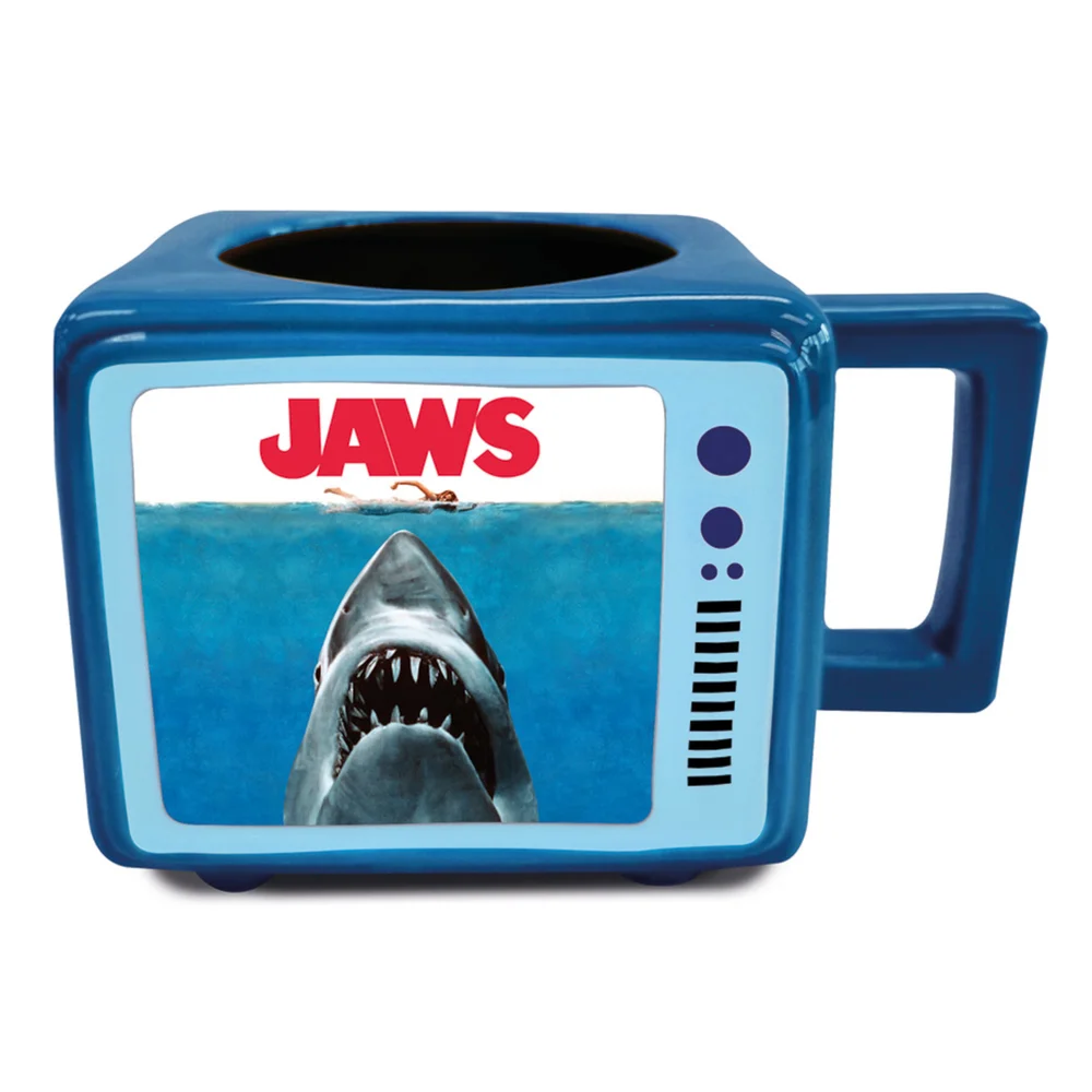 Jaws (Bigger Boat) Heat Change Retro TV Mugs Bild 1