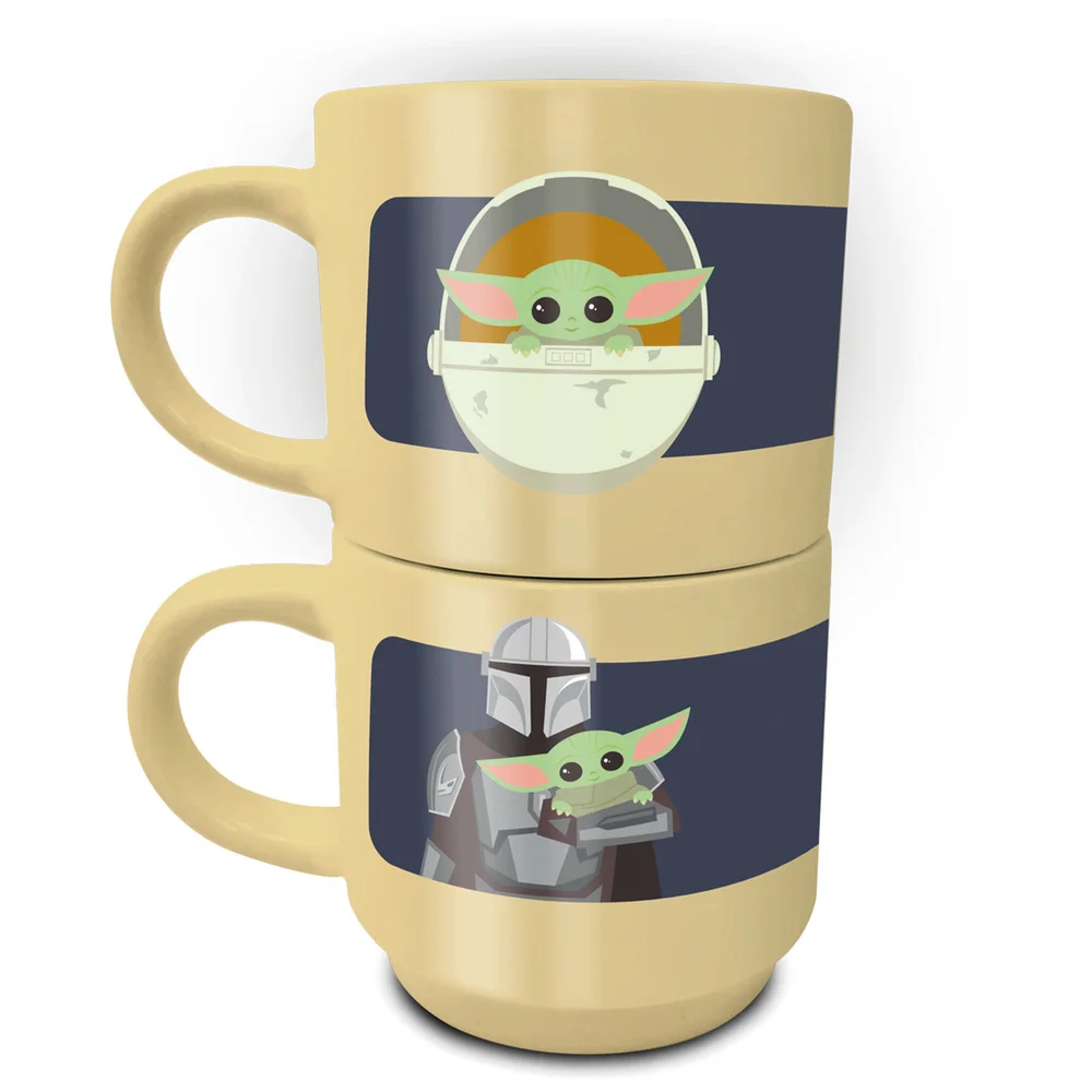 Star Wars: The Mandalorian (Stronger - Where I Go) Stack Mug Set Bild 1