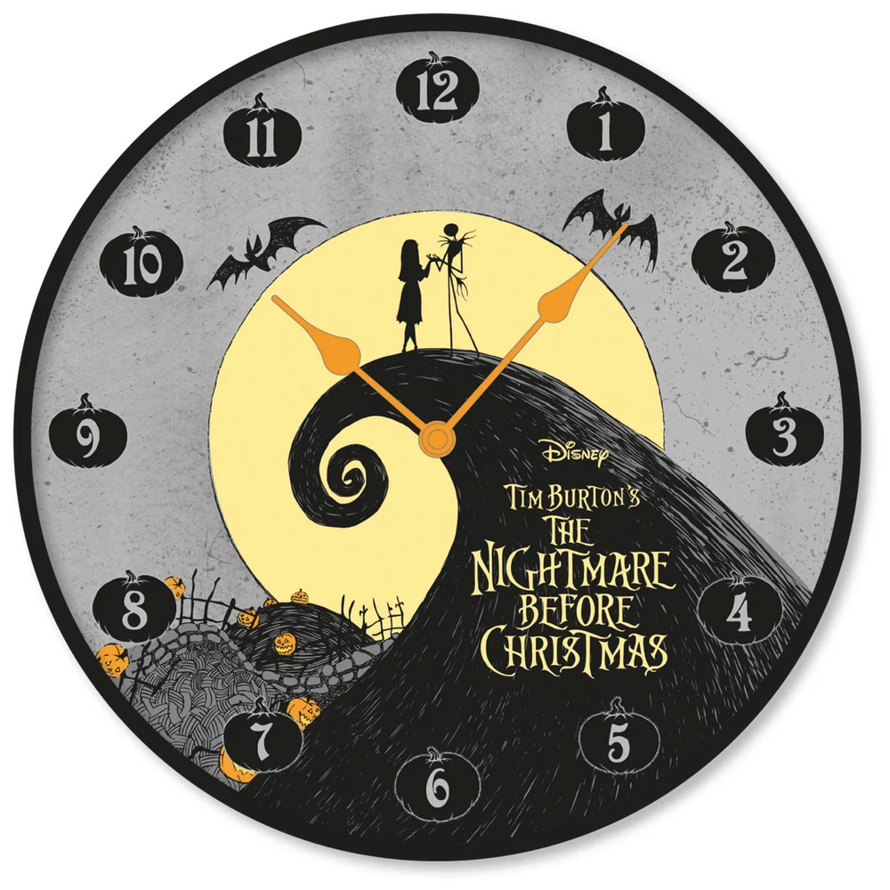 Nightmare Before Christmas (Jack & Sally) Wall Clock Bild 1