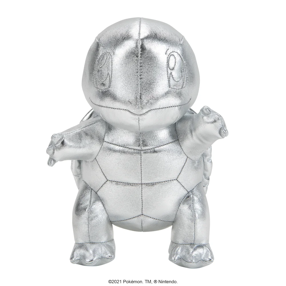 Pokémon 25th Celebration - 8" Silver Squirtle Plush Bild 1