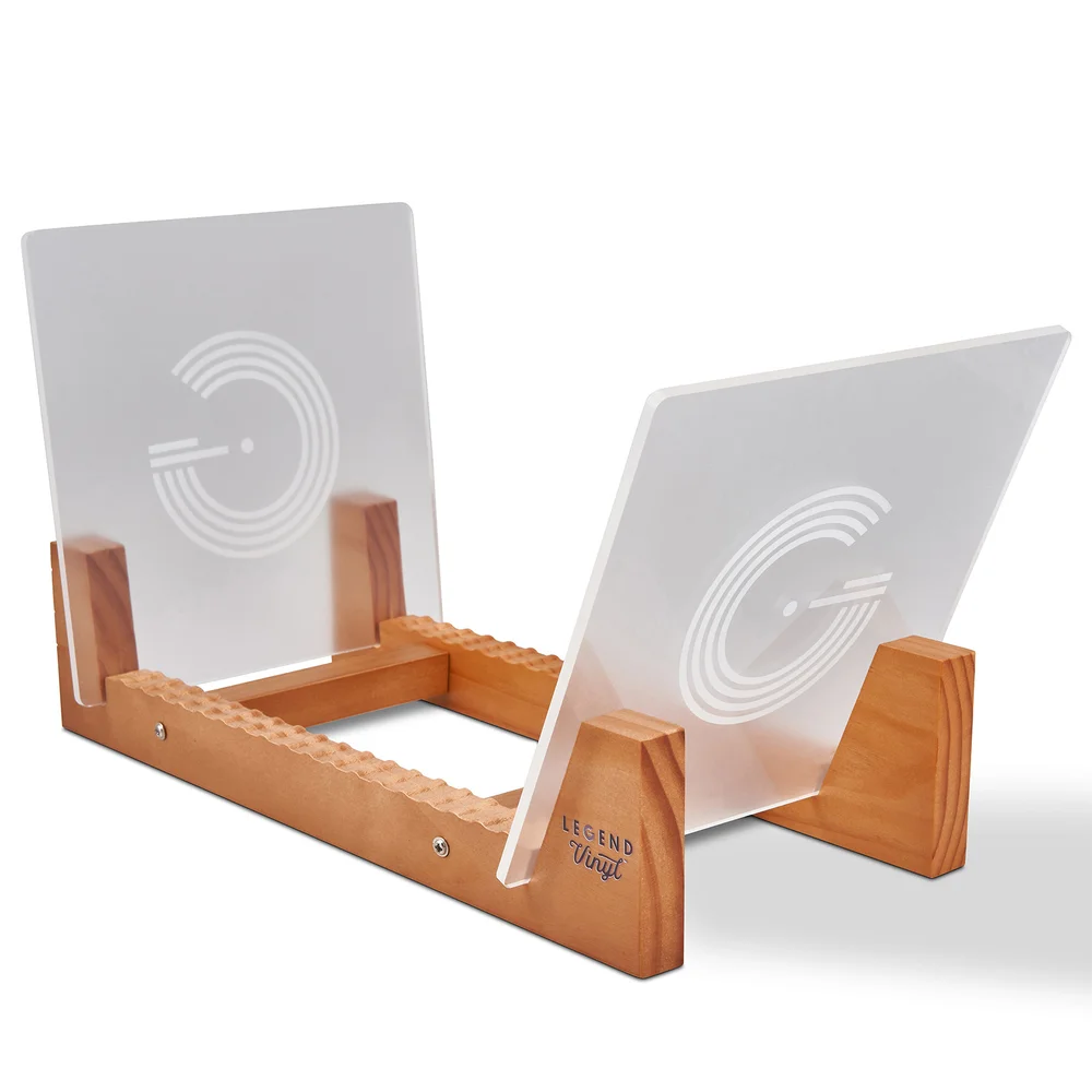 Legend Vinyl LP Shelf Display Unit with Acrylic Ends Bild 1