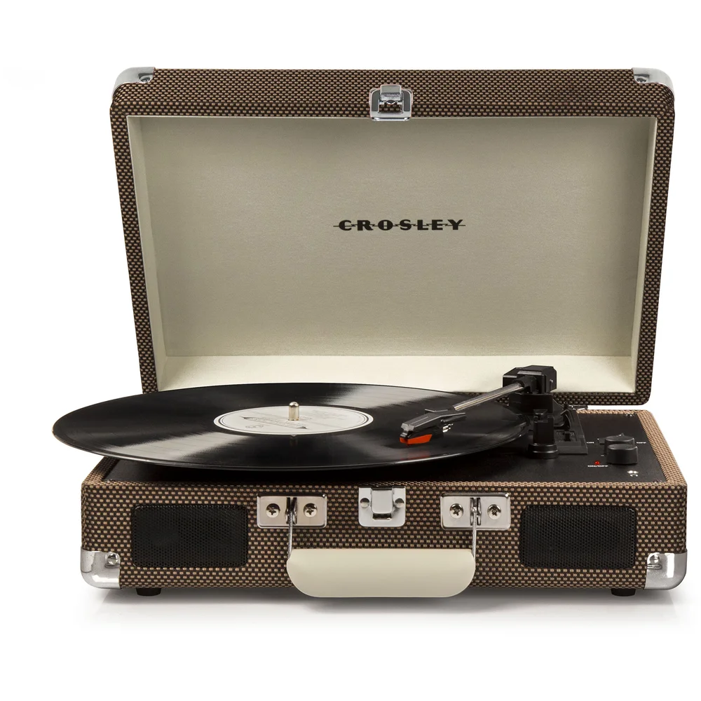 Crosley Cruiser Deluxe Portable Turntable - Tweed Bild 1