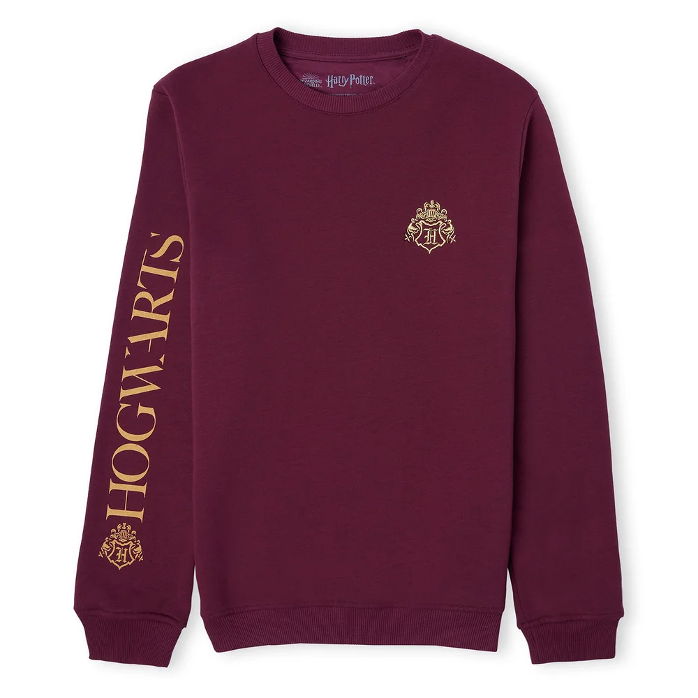 Harry Potter Hogwarts Signature Unisex Sweatshirt - Burgundy - S Bild 1